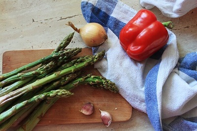 Vegetables from a garden in Dorset